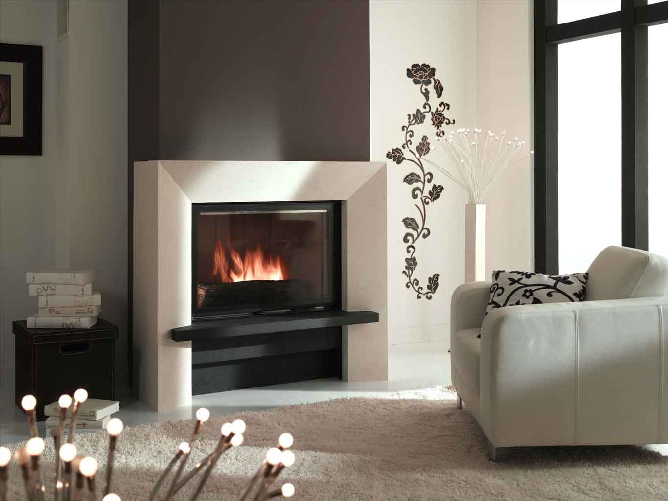 Dual Opening Fireplace